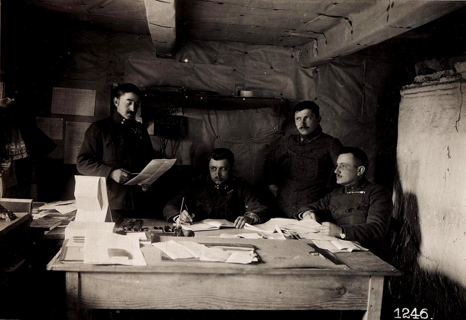 Pferdespital in Poniczew, Kanzlei. (17-II.1918.) (BildID 15711841)