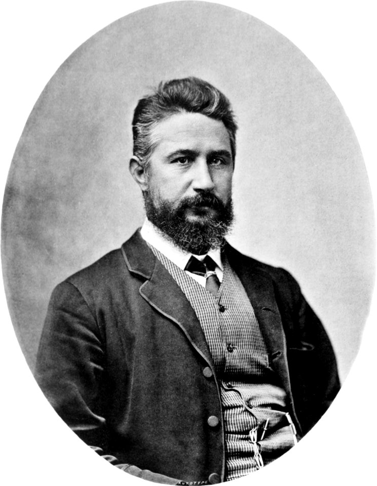 Picturesque New Guinea Plate II - Portrait of Author, J W Lindt FRGS