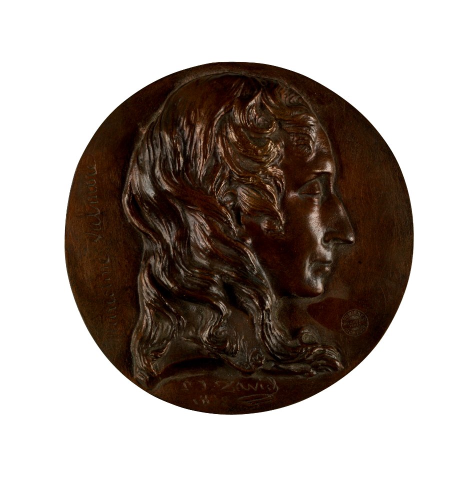Pierre-Jean David d'Angers - Marceline-Félicité-Josèphine Desbordes-Valmore - Walters 54843
