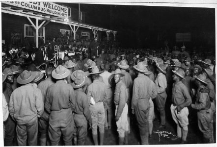 Quartermaster Corps Band, Knights of Columbus Hall, Camp Taylor, Louisville, Kentucky. - NARA - 533591