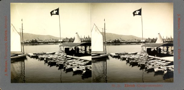 Quaipromenaden Zürich - ETH BIB Ans 07250 (Johannes Meiner)