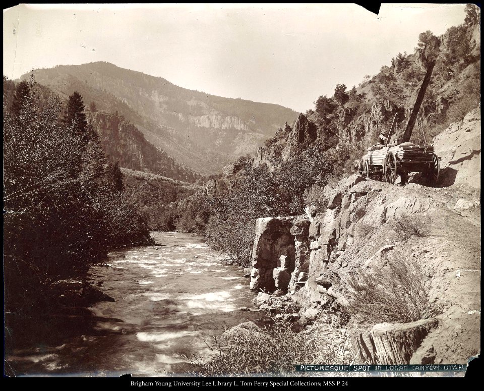 Picturesque Spot in Logan Canyon, Utah.