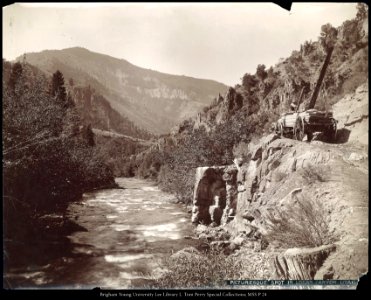 Picturesque Spot in Logan Canyon, Utah.