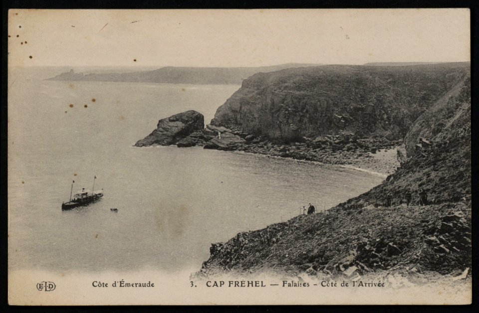 Plévenon - Cap Fréhel falaises côté de l'arrivée - AD22 - 16FI1337
