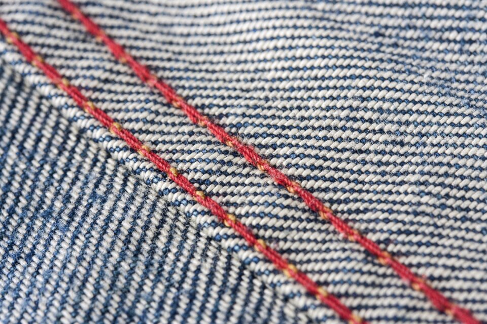 Denim horizontal textile