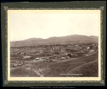 Pocatello, from the N.W., C.R. Savage, photo.