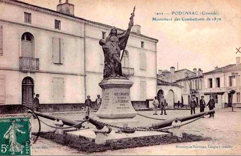 Podensac - Monument aux morts (1870) 2