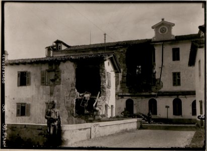 Podgora bei Görz, zerschossene Papierfabrik (BildID 15732082)