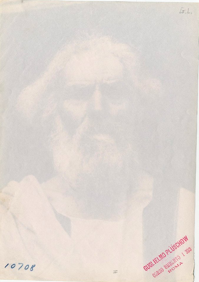 Plüschow, Wilhelm von (1852-1930) - n. 10708 - ex collection Levy - verso