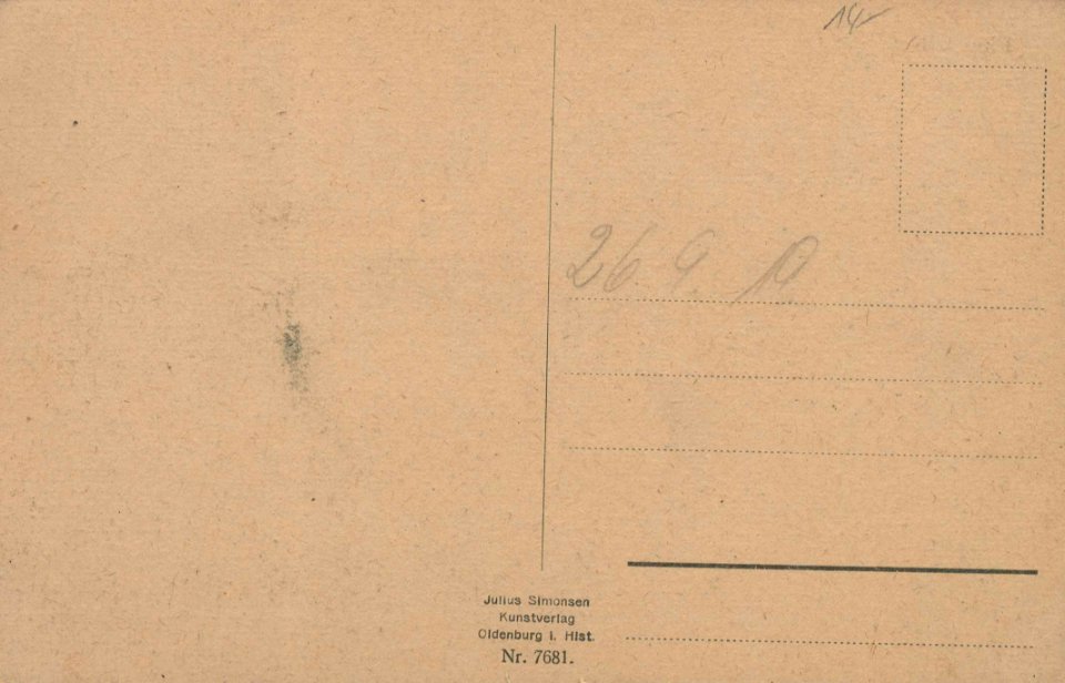 Plön, Schleswig-Holstein - Stadtansicht (back) (Zeno Ansichtskarten)