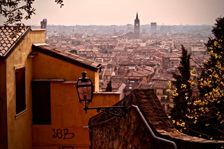 House panoramic landscape