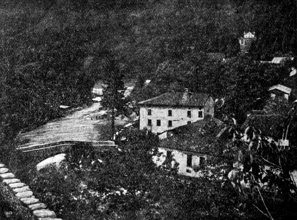Ponte sulla Pioverna, Cortenuova, Lecco, ante 1910 - Archivio Meraviglioso ICM BC1911n38f4