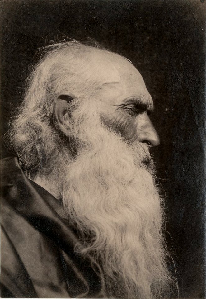 Plüschow, Wilhelm von (1852-1930) - n. 10653 recto - Old man. Ex collection Levy