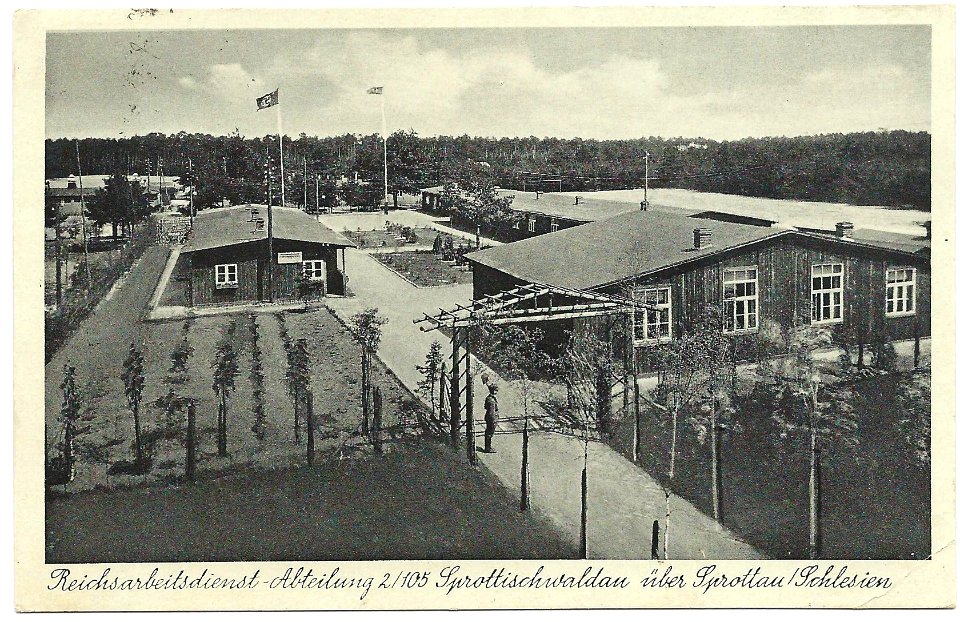 RAD-Abteilung 2-105 Lager Sprottischwaldau.