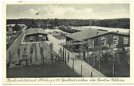 RAD-Abteilung 2-105 Lager Sprottischwaldau.
