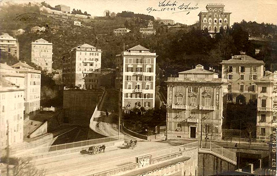 Ponte Caffaro Genova 1900