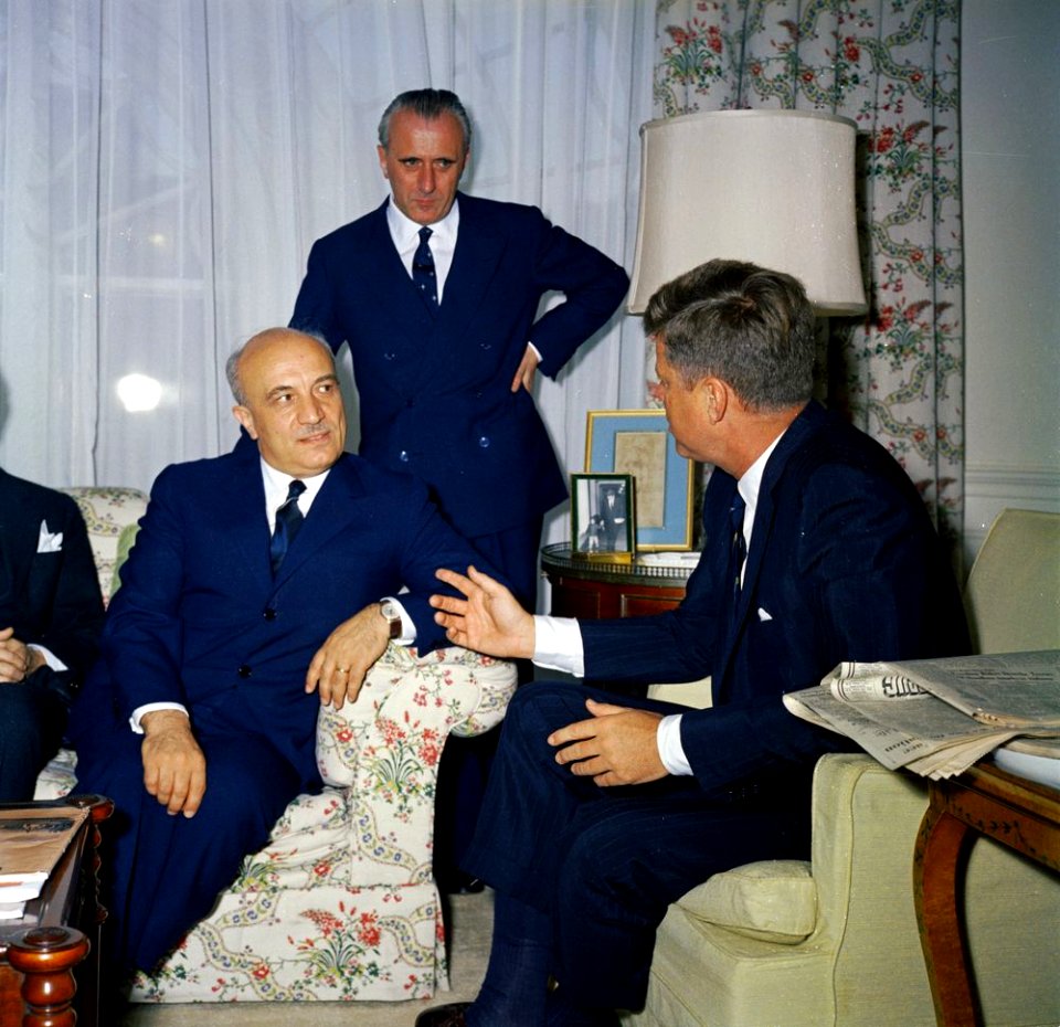 President John F. Kennedy Meets with Prime Minister of Italy, Amintore Fanfani (06)