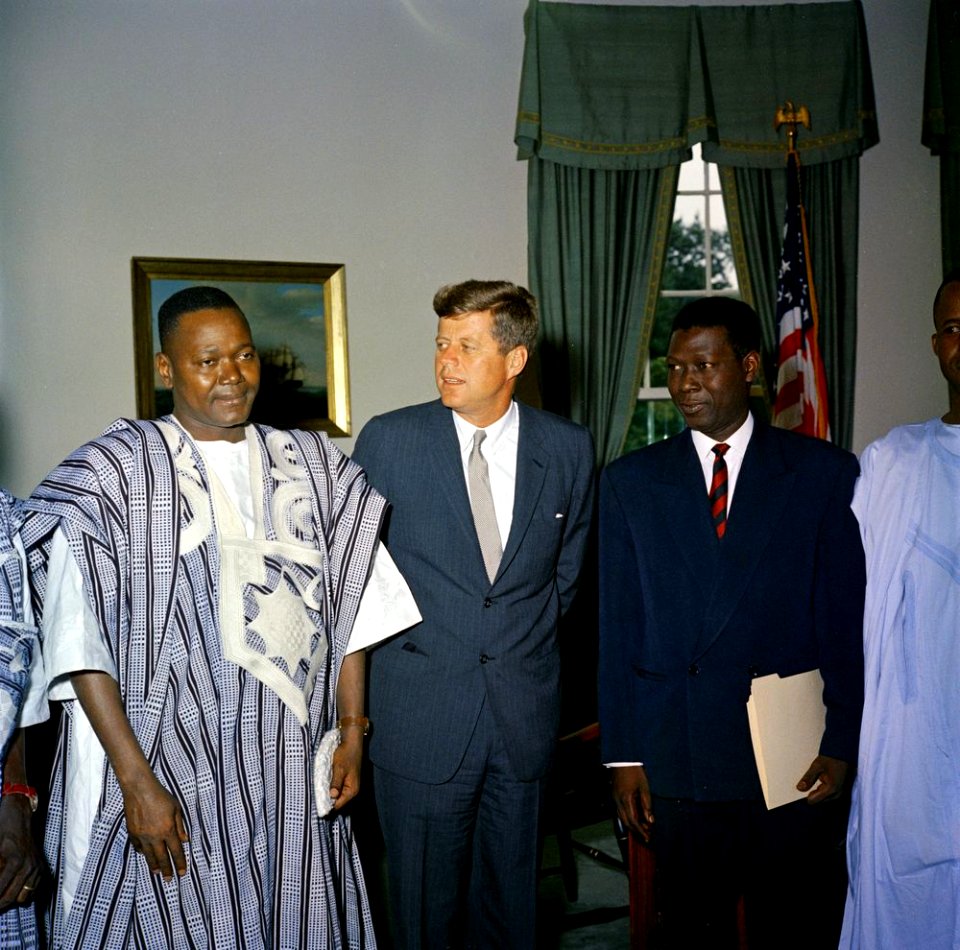 President John F. Kennedy Meets with Jean-Marie Koné, Minister of State of Mali (04)