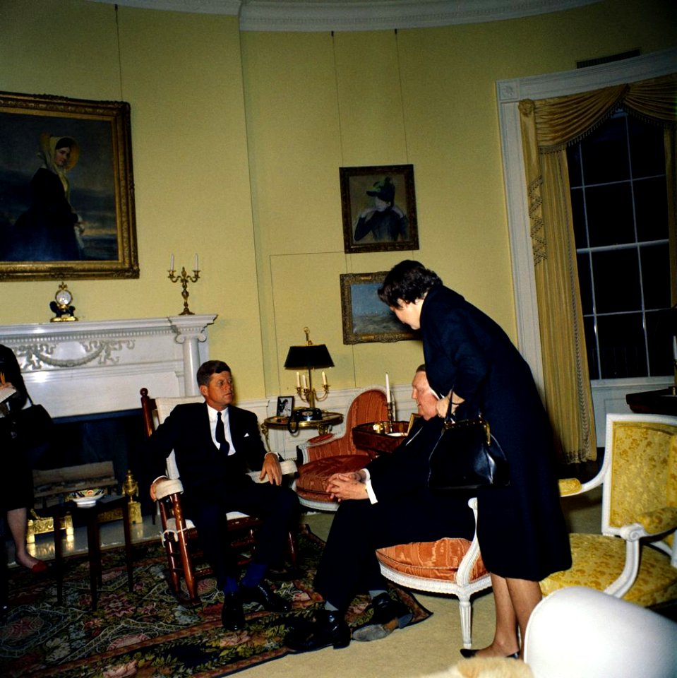 President John F. Kennedy Meets with Vice Chancellor Ludwig Erhard of West Germany (06)