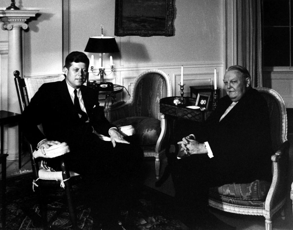President John F. Kennedy Meets with Vice Chancellor Ludwig Erhard of West Germany (04)
