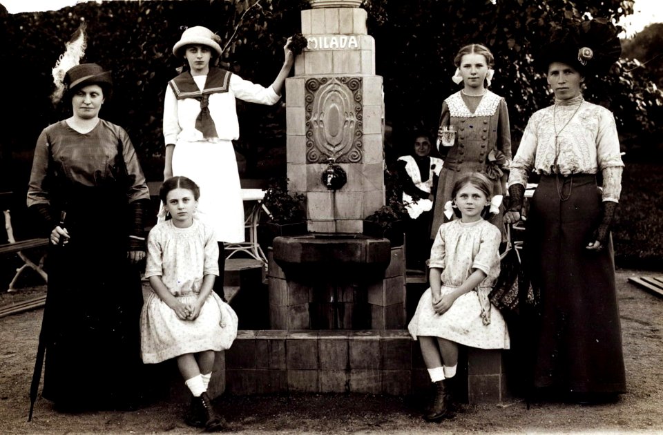 Podebrady pramen Milada 1913