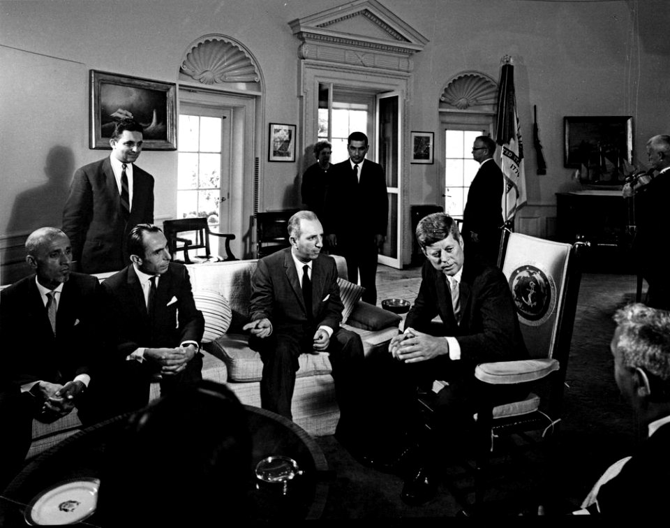President John F. Kennedy with Parliamentary Delegation from Afghanistan
