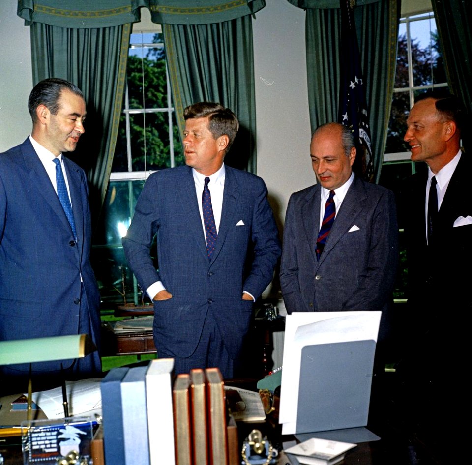 President John F. Kennedy Meets with Officials from Argentina