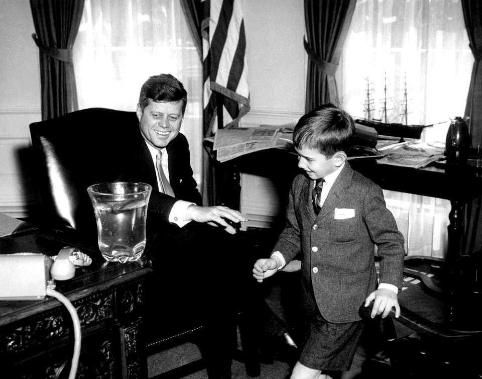 President John F. Kennedy with Robert F. Kennedy, Jr. (02)