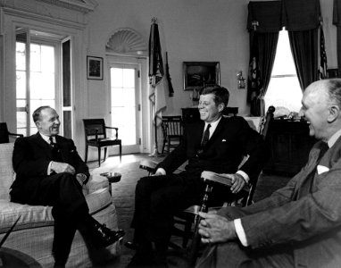 President John F. Kennedy with Minister of External Affairs of Australia, Garfield Barwick