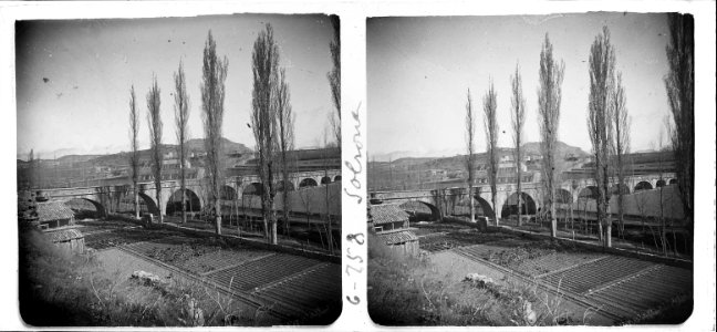 Pont sobre el riu Negre a Solsona