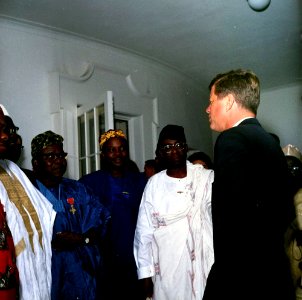 President John F. Kennedy with Parliamentary Delegation from Nigeria (03)