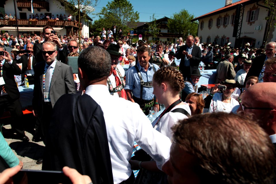 President Obama visits Krün in Bavaria IMG 1245 (18045288483)