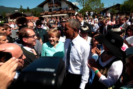 President Obama visits Krün in Bavaria IMG 1263 (18665972235)