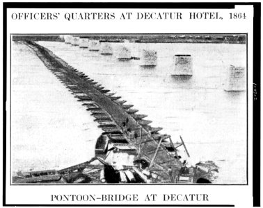 Pontoon bridge at Decatur LCCN92501333 photo