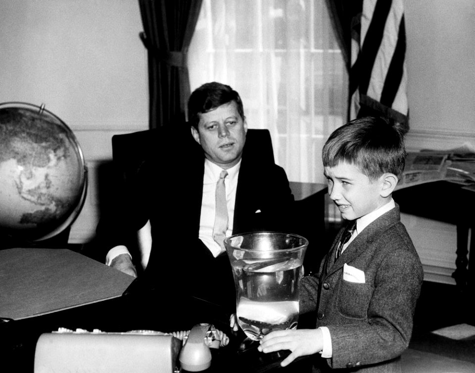 President John F. Kennedy with Robert F. Kennedy, Jr. (03)
