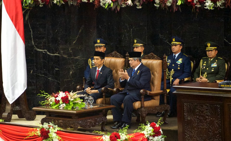 President Jokowi and Former President SBY (cropped)