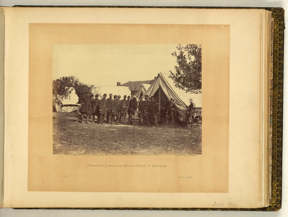 President Lincoln on battle-field of Antietam, October, 1862 - Alex. Gardner, photographer. LCCN2002713085