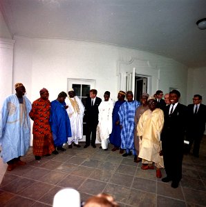 President John F. Kennedy with Parliamentary Delegation from Nigeria (08) photo