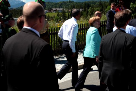 President Obama visits Krün in Bavaria IMG 1274 (18665983645) photo