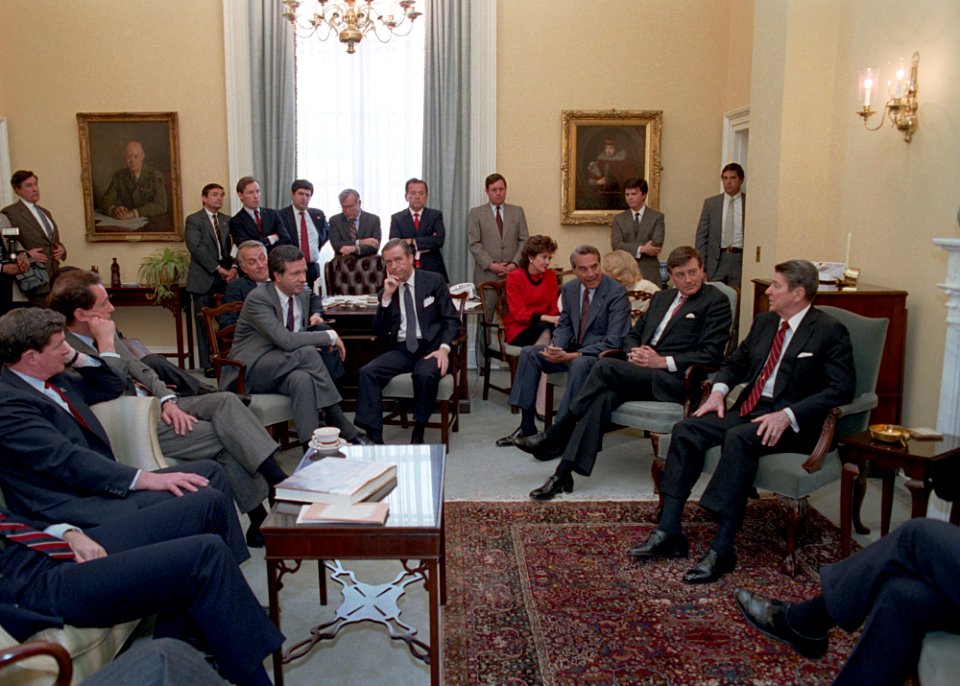 President Ronald Reagan at the U.S. Capitol
