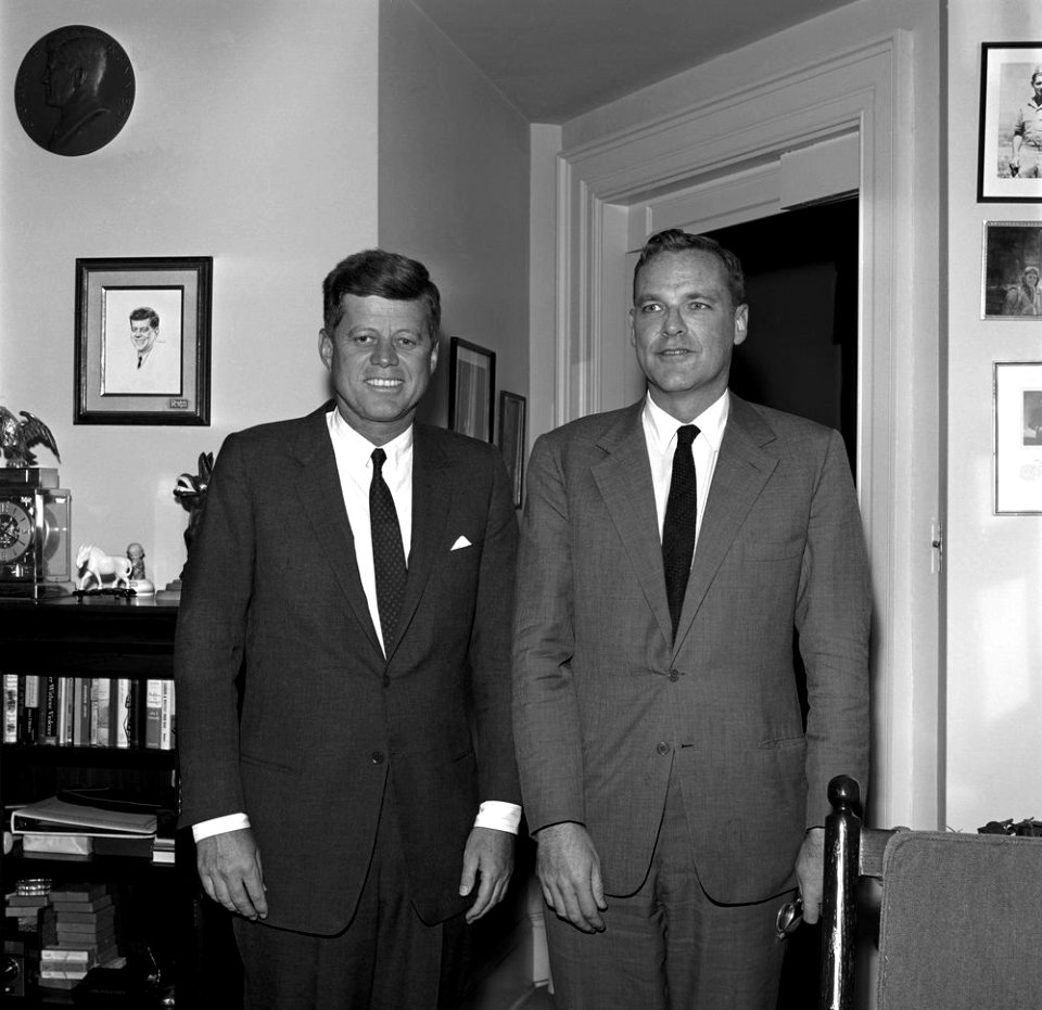 President Kennedy with Personal Friend, Mr. Kirk Lemoyne Lem Billings