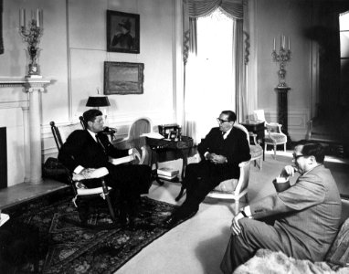 President John F. Kennedy Meets with Governor Carlos Lacerda of the State of Guanabara, Brazil (02) photo