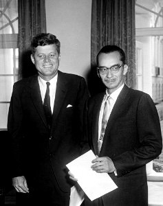 President John F. Kennedy with Ambassador of El Salvador, Dr. Francisco Roberto Lima