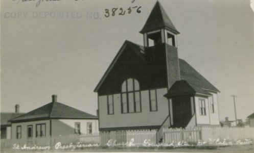 Presbyterian Church, Lougheed, Alberta (HS85-10-38256) photo