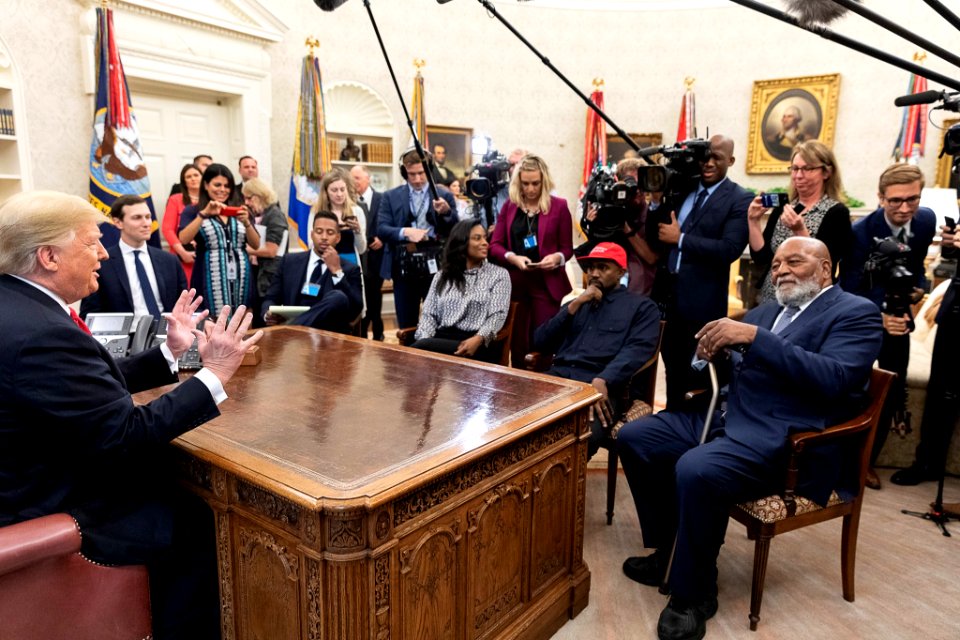 President Donald Trump and Kanye West 2018-10-11