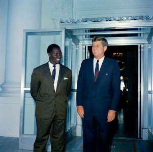 President John F. Kennedy with President of Guinea, Ahmed Sékou Touré (02) photo