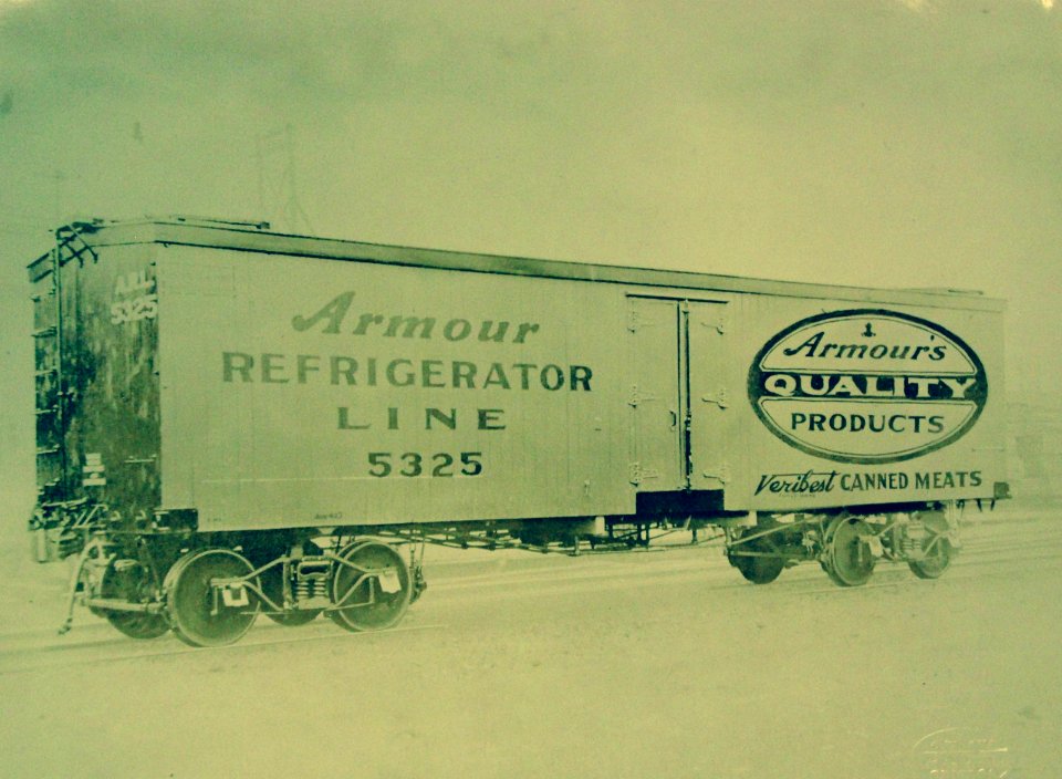 Refrigerator car, Armour and Company, Chicago, Illinois, WWI (29100106794)