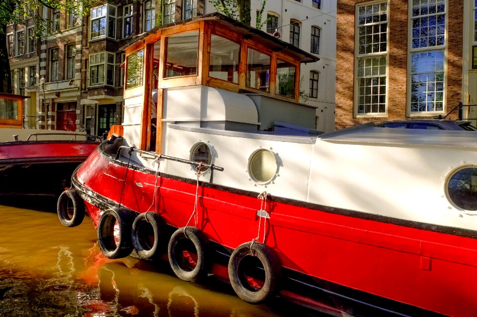 Canal waterway amsterdam photo