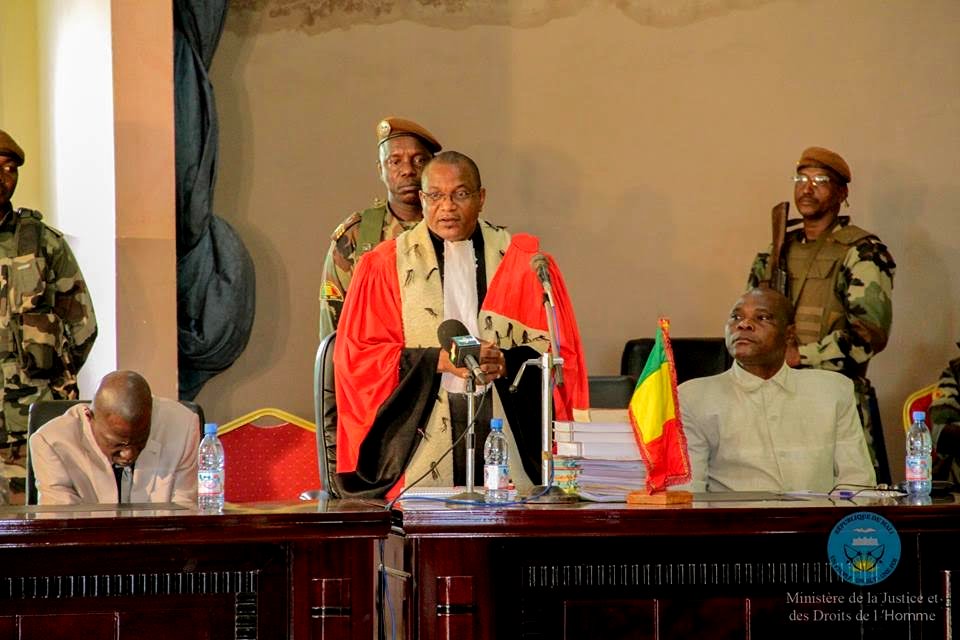 President of the cour d'assises of Sikasso, during the Amadou Sanogo trial, 8 Dec 2016