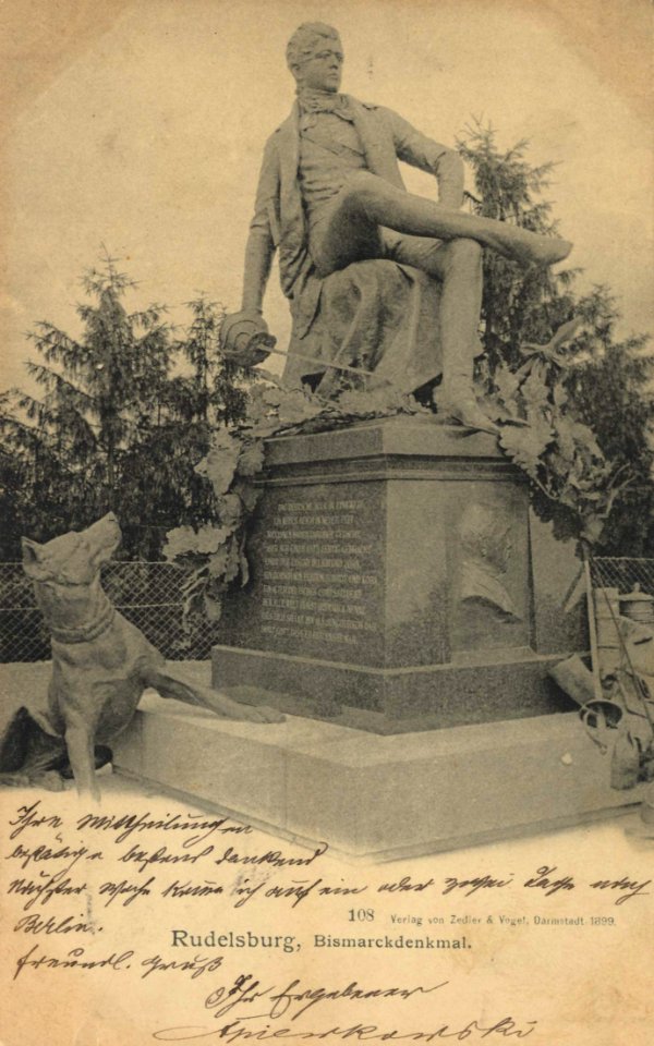 Rudelsburg, Sachsen-Anhalt - Bismarckdenkmal (Zeno Ansichtskarten)